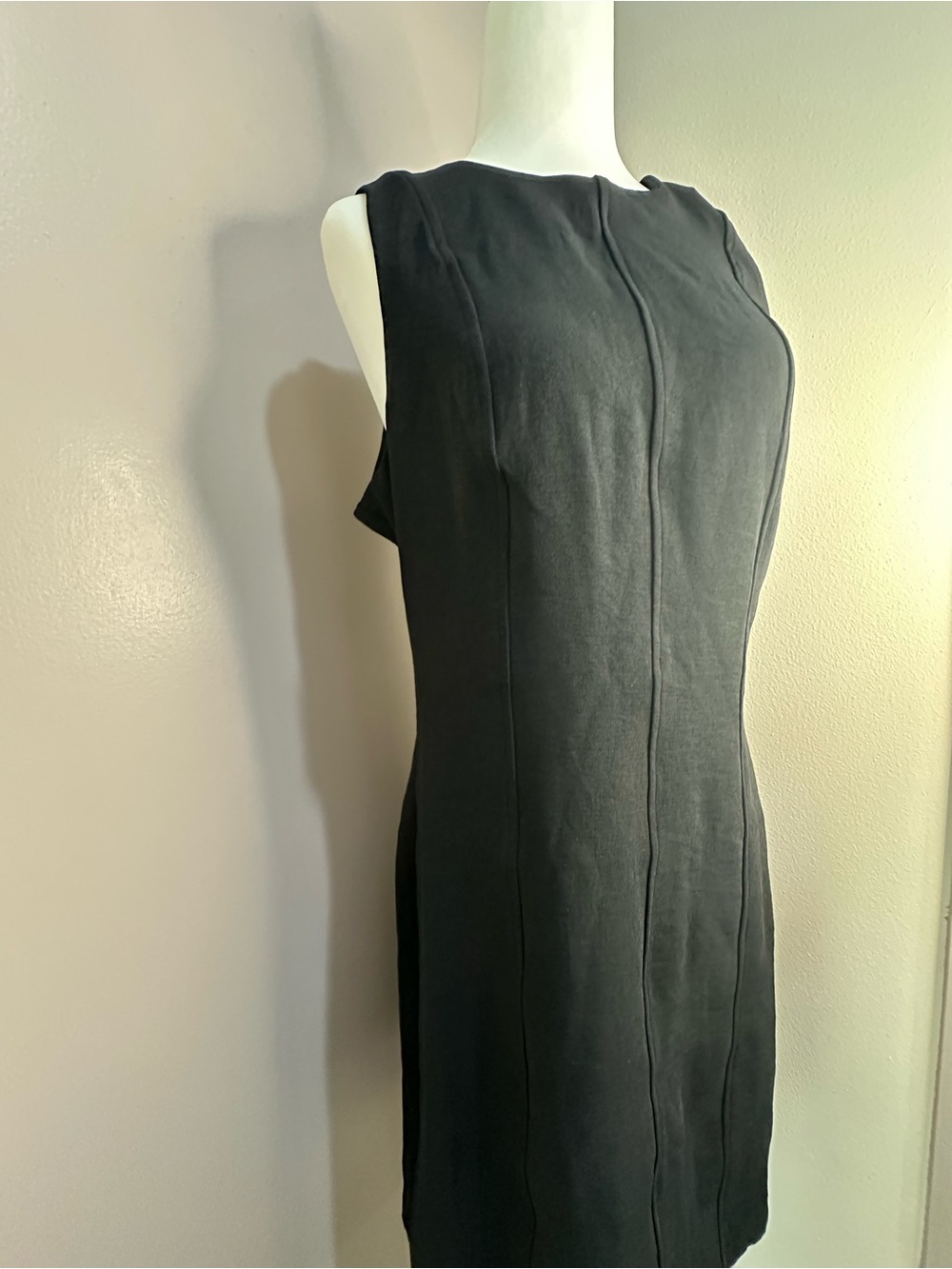 a new day Black Sleeveless Sheath Dress
